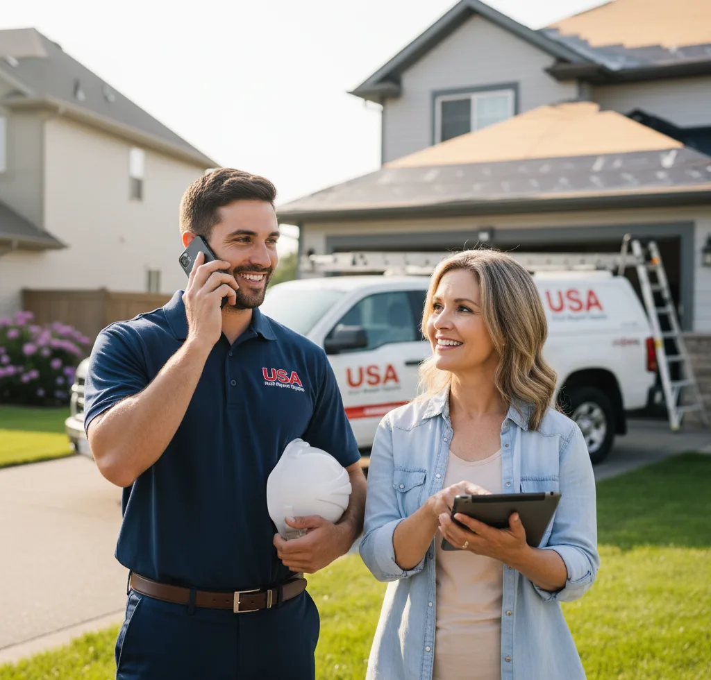 USA Roof Repair Experts customer support in Livermore Falls